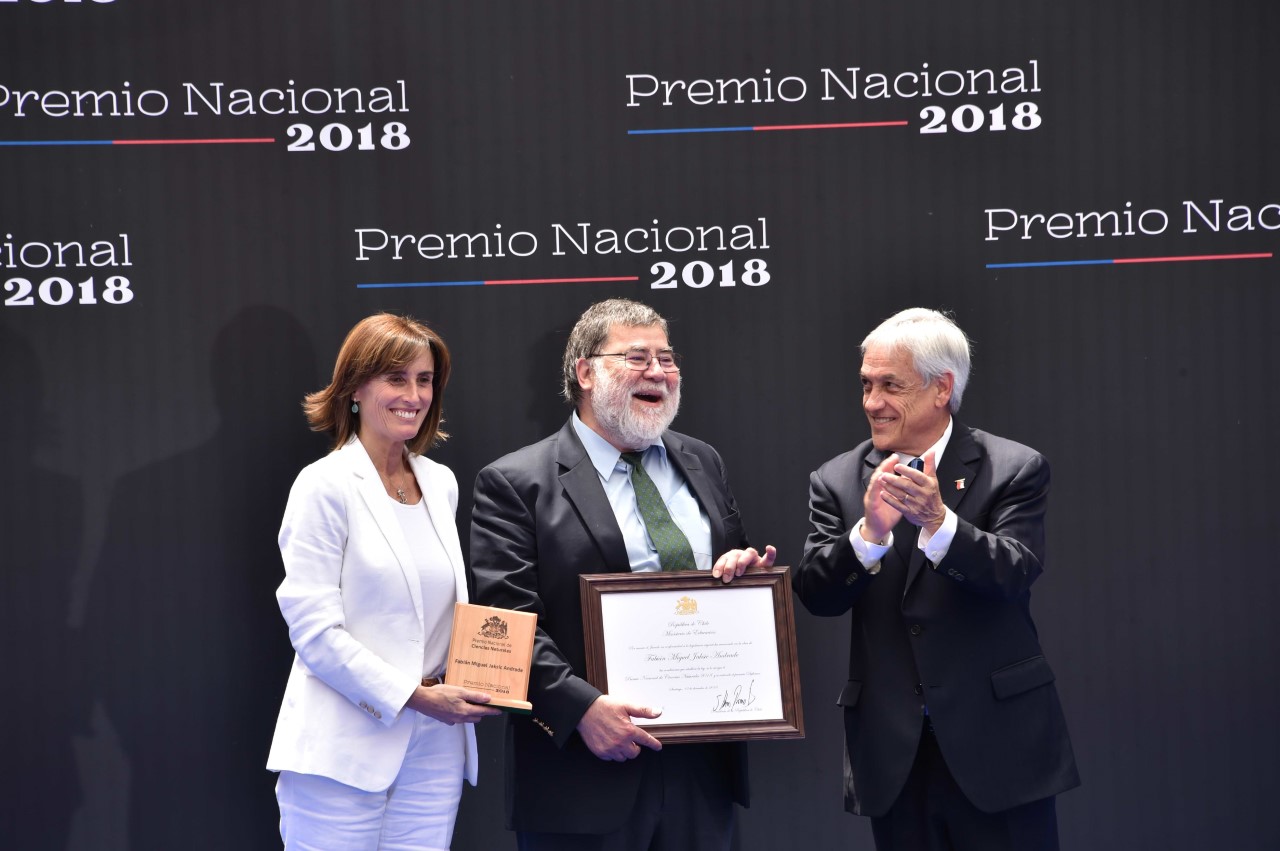 Premios Nacionales 2018 Fabián Jaksic