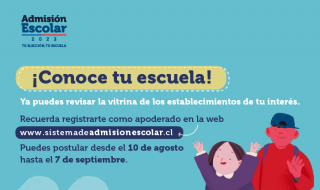 Admisión Escolar 2023 registro anticipado