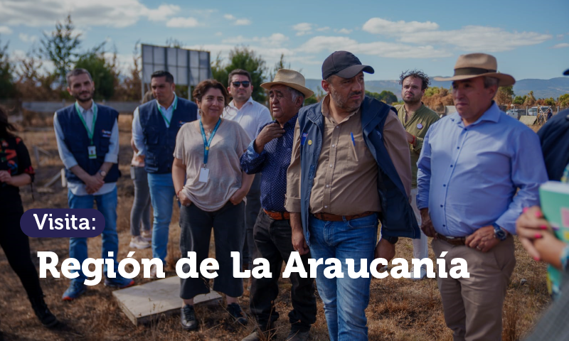 visita a comunidades educativas en La Araucanía