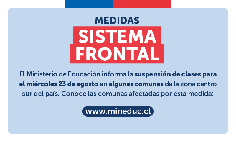 suspensión de clases 23 de agosto am