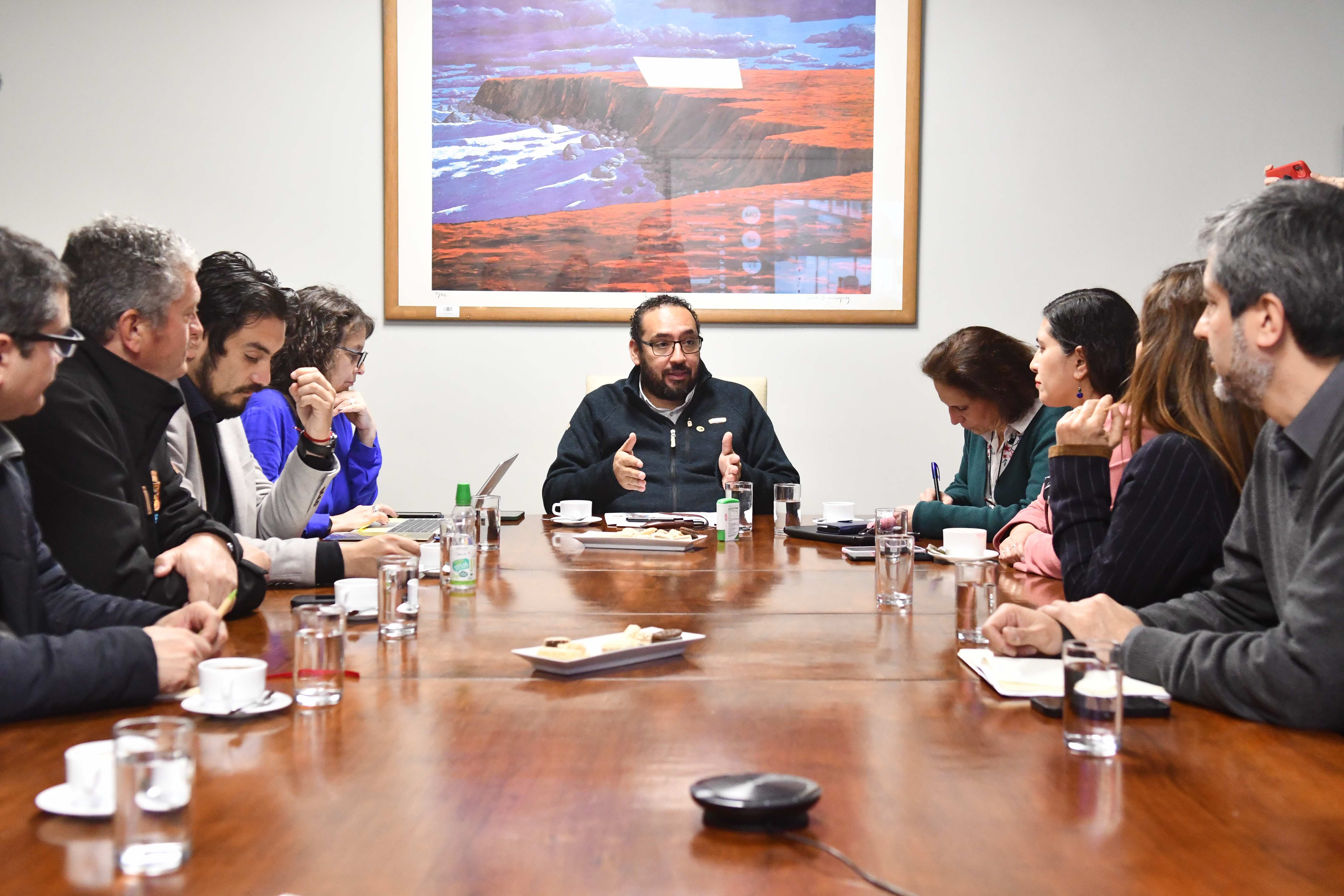 Reunión por financiamiento de la educación municipal