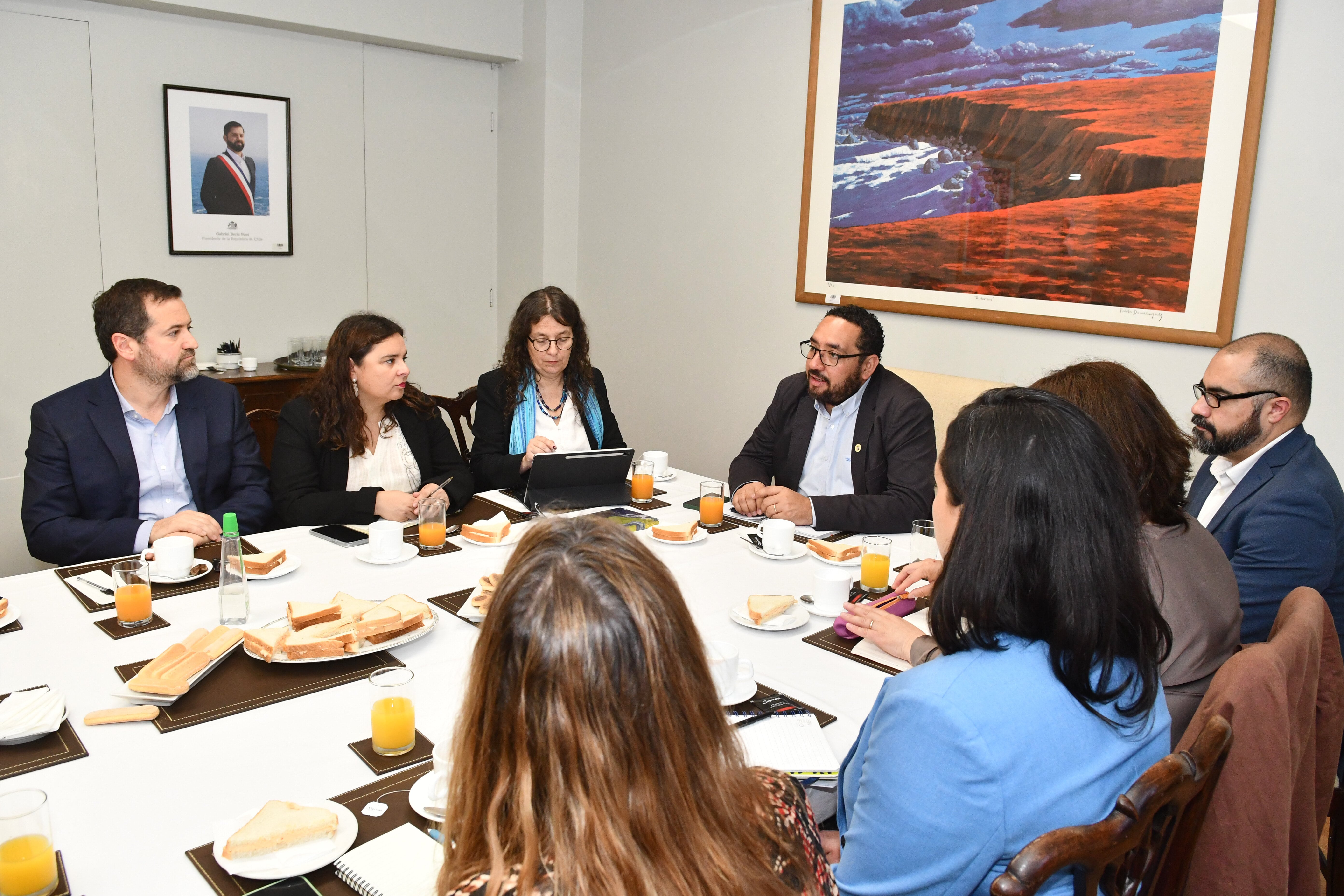 Reunión del Mineduc con fundaciones