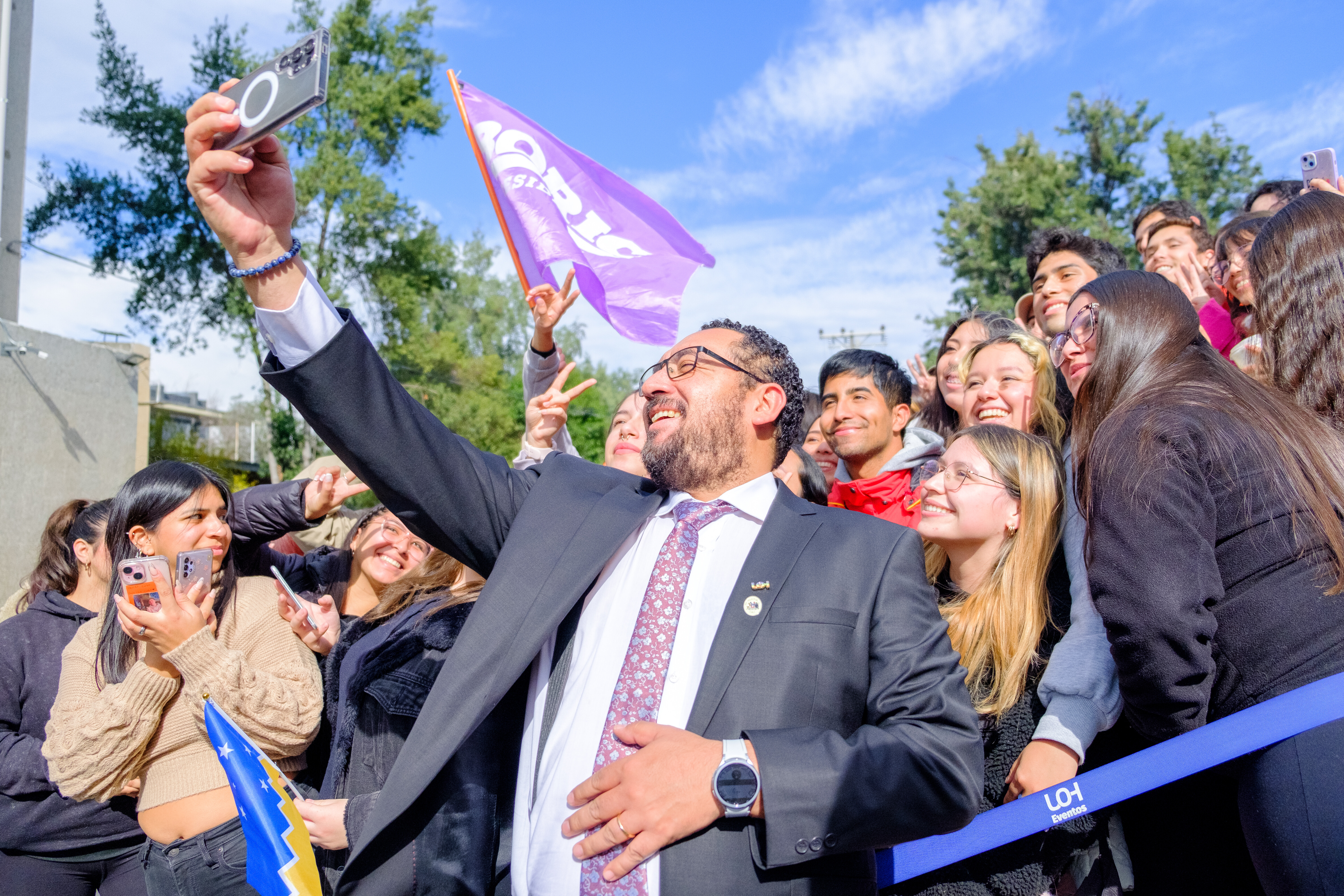 Presidente Boric y ministro Cataldo visitan nuevo edificio de la Universidad de O'Higgins