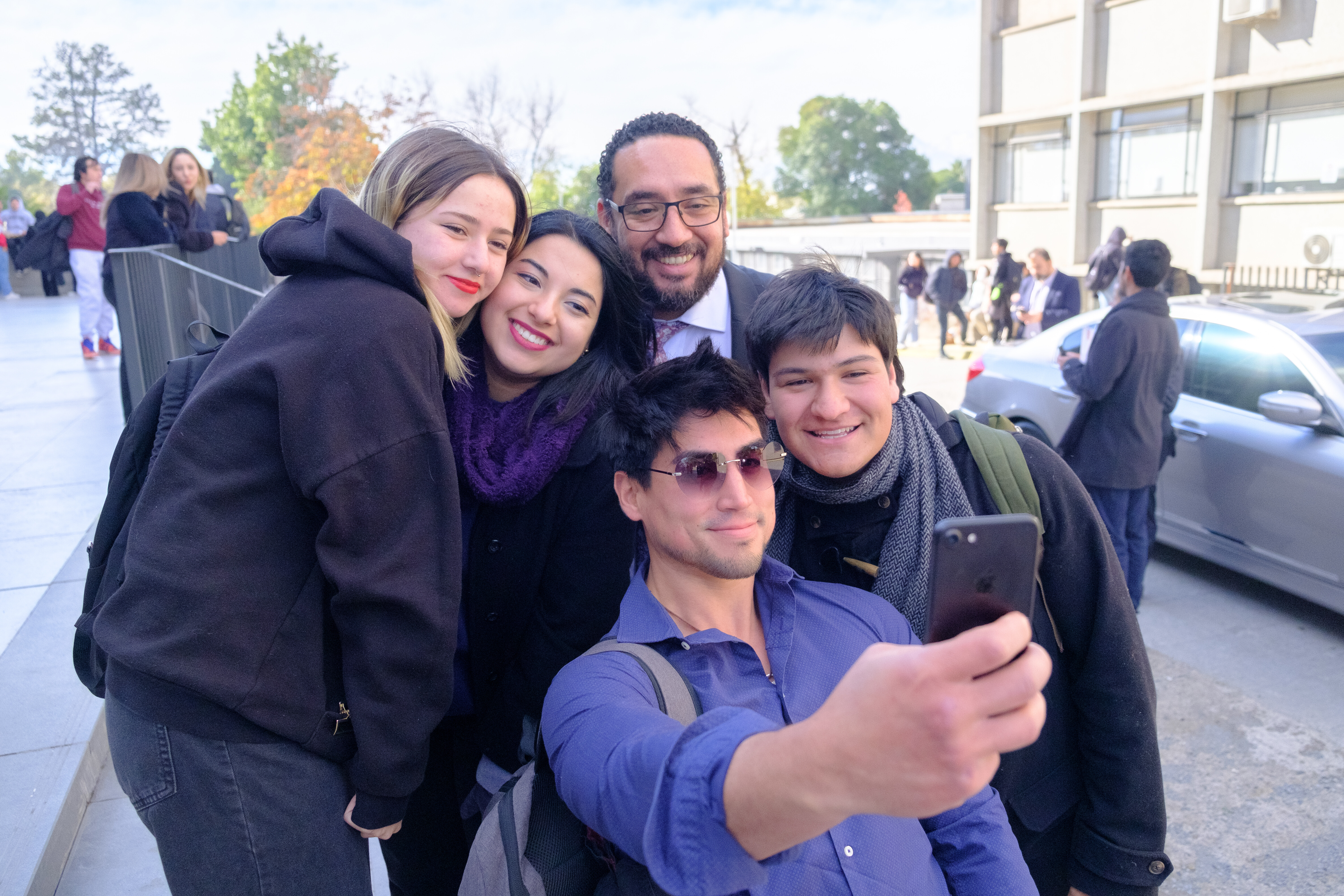 Presidente Boric y ministro Cataldo visitan nuevo edificio de la Universidad de O'Higgins
