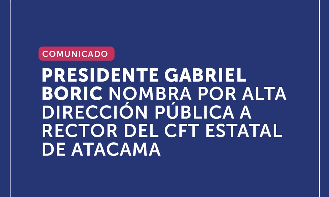 Rodrigo Mariño rector CFT Estatal de Atacama