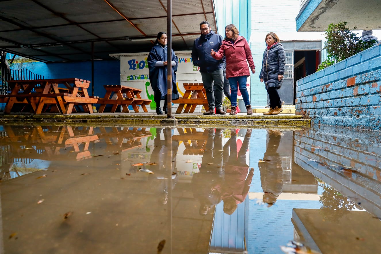 Visita Maipú -infraestructura escolar