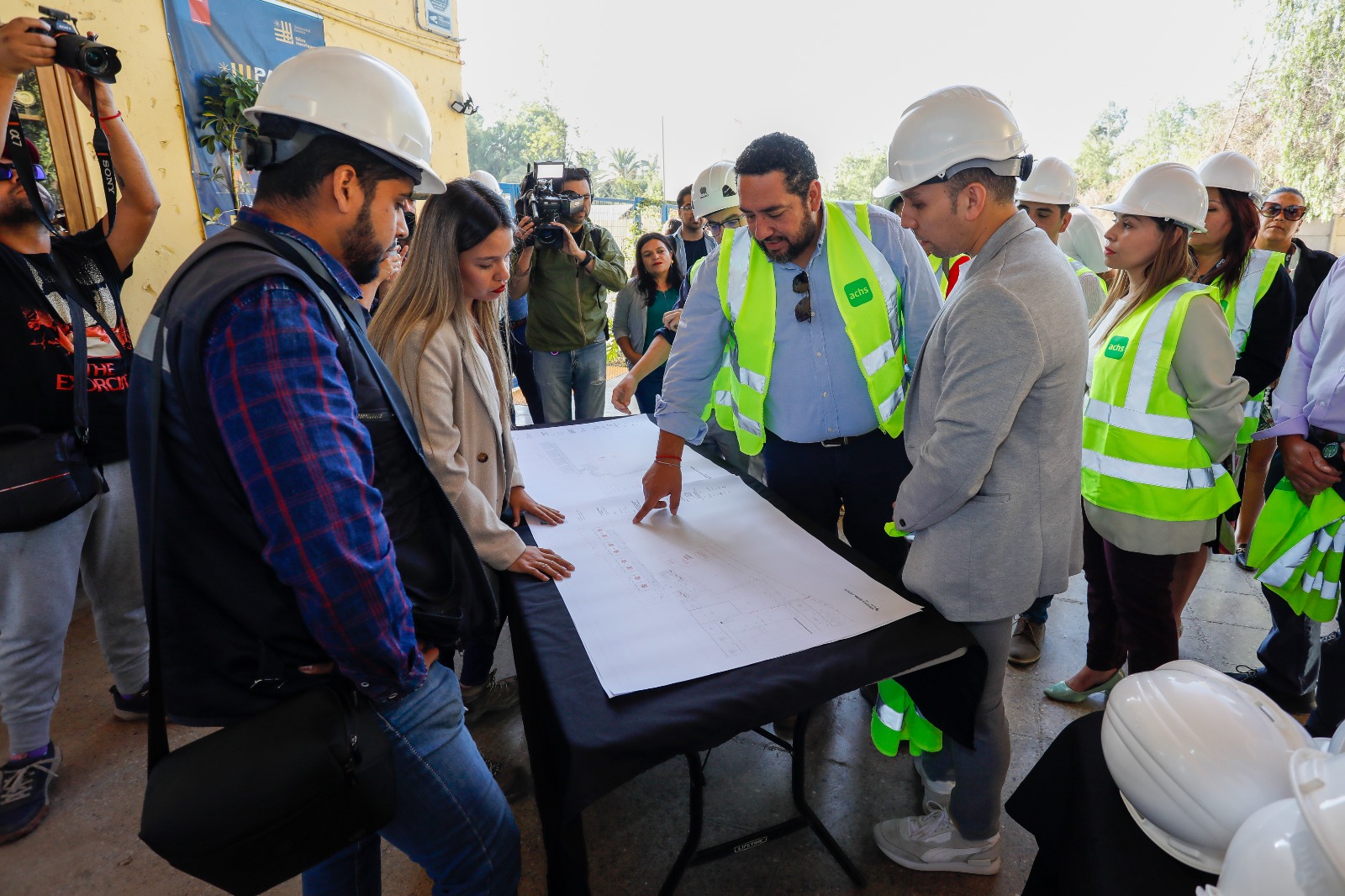 Obras en el Liceo Municipal Bicentenario de Batuco