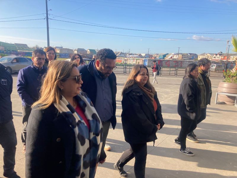 Ministro Cataldo visita San Pedro de La Paz