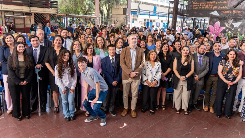 Ceremonia traspaso SLEP Santiago Centro